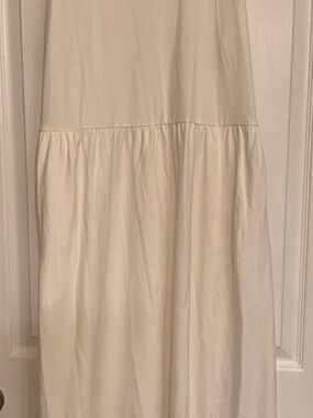 a new day Cream Maxi Tiered Skirt